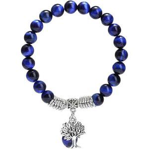 Beaded Bracelets Healing Crystals Tree of life Charm Chakra Bracelet For Women